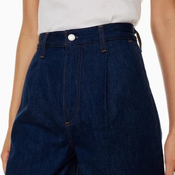 Aritzia Denim Forum The Luanne High Rise Tapered Denim Jeans 30L - Picture 3 of 15